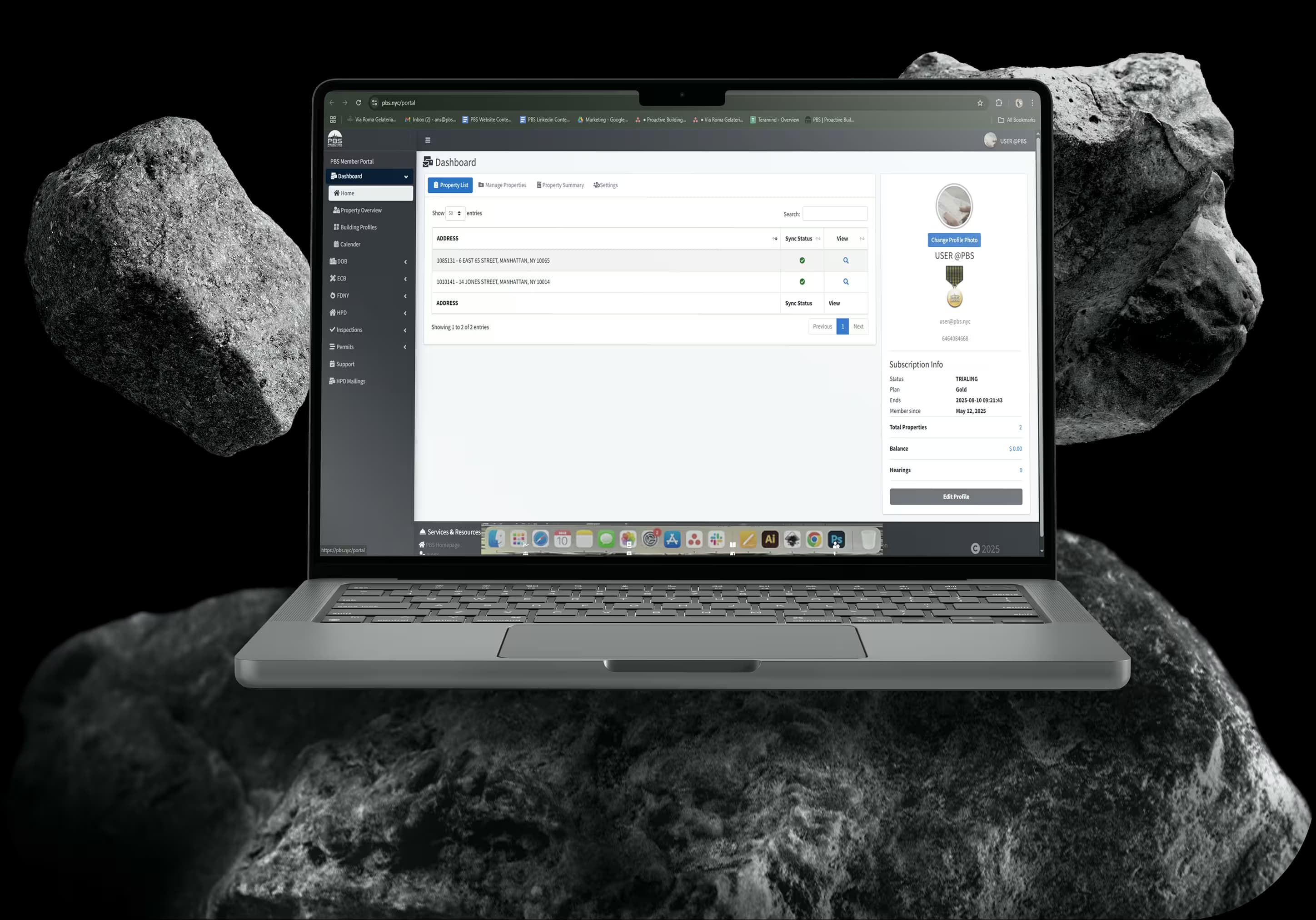 Alert dashboard preview